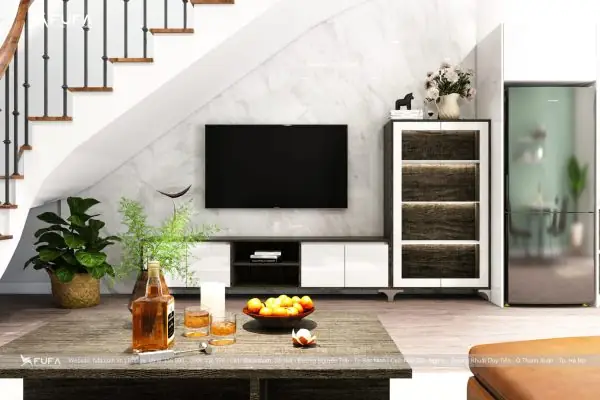 Thiết kế nội thất phòng khách nhà ống