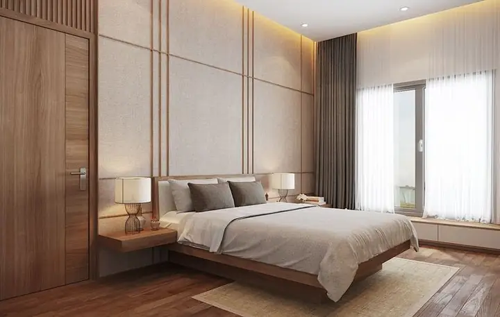 3.2. Phòng ngủ ấm cúng, thư giãn với ốp nhựa nano Zuko 3.2. Phòng ngủ ấm cúng, thư giãn với ốp nhựa nano Zuko