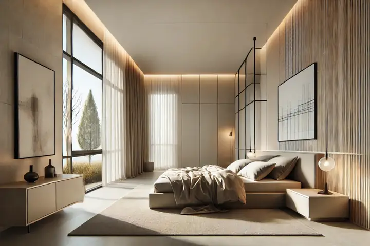 2.1 Thiết kế nội thất nhà 2 tầng 240m2 hiện đại