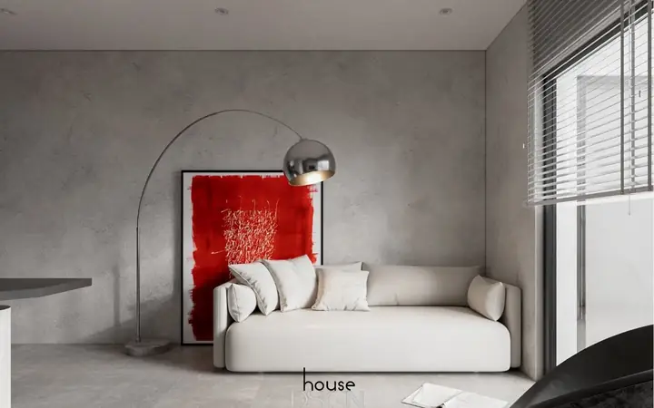 2.10 Thiết kế nhà 2 tầng mặt tiền 4m