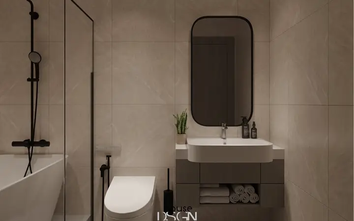 2.5 Thiết kế nhà 2 tầng mặt tiền 6m