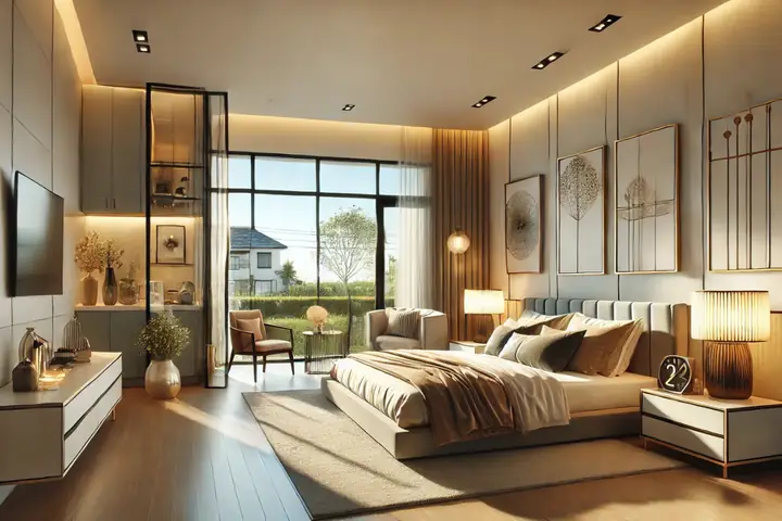 2.2 Thiết kế nhà ống 2 tầng 100m2 đẹp