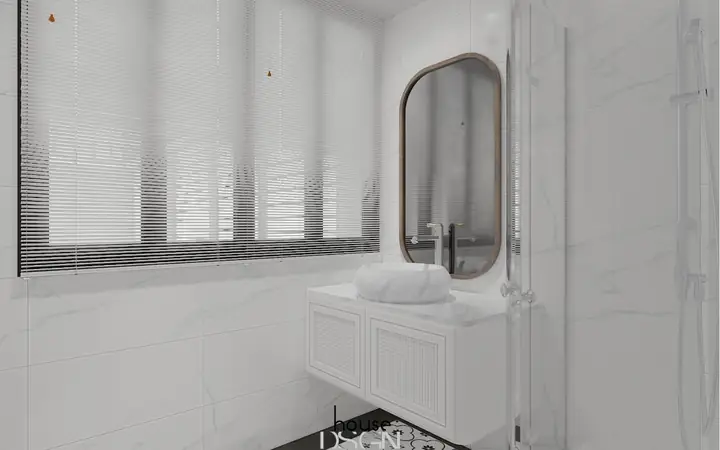 2.7 Thiết kế nhà 2 tầng diện tích 5×20