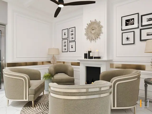 Phối cảnh nội và ngoại thất tầng thượng nhà phố 6x10m Phối cảnh nội và ngoại thất tầng thượng nhà phố 6x10m