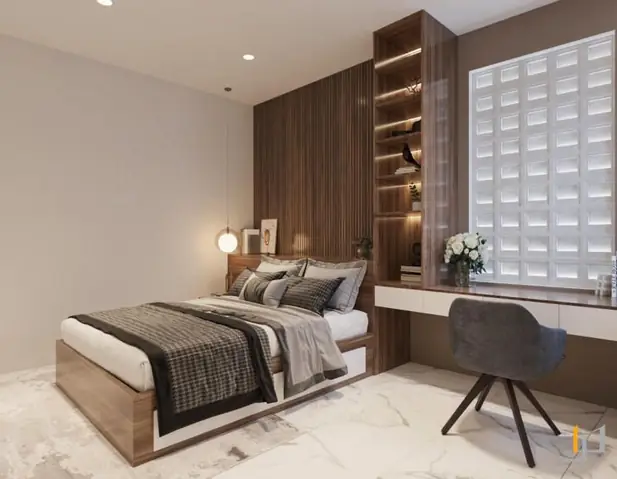 2.4 Mặt bằng và phối cảnh nội thất tầng 3 2.4 Mặt bằng và phối cảnh nội thất tầng 3