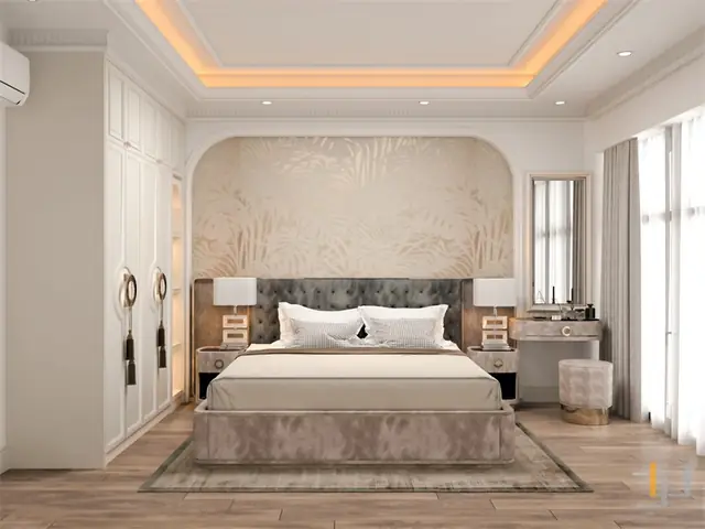 Phối cảnh nội thất 2 phòng ngủ của nhà phố 6x10m Phối cảnh nội thất 2 phòng ngủ của nhà phố 6x10m