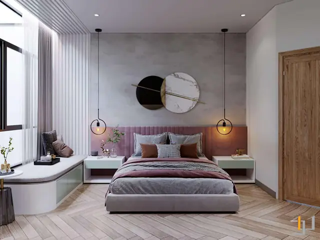 3.4 Nội thất phòng ngủ vợ chồng tối ưu công năng sinh hoạt 3.4 Nội thất phòng ngủ vợ chồng tối ưu công năng sinh hoạt