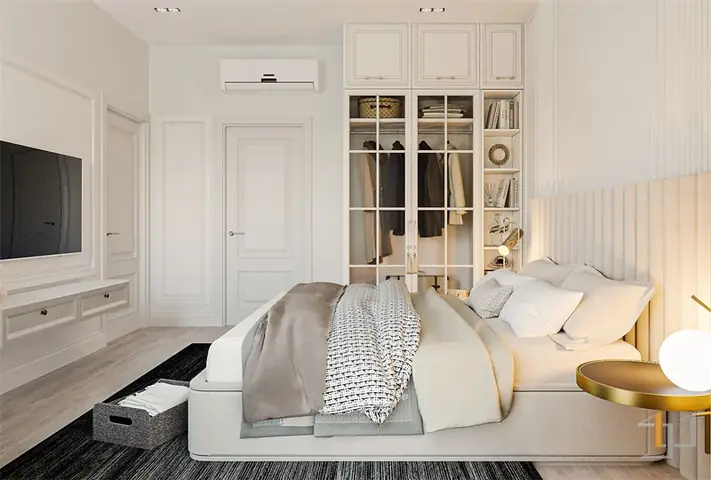 Phối cảnh nội thất 2 phòng ngủ của nhà phố 6x10m Phối cảnh nội thất 2 phòng ngủ của nhà phố 6x10m