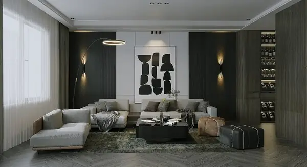 Mẫu nội thất nhà phố tân cổ điển 130m2