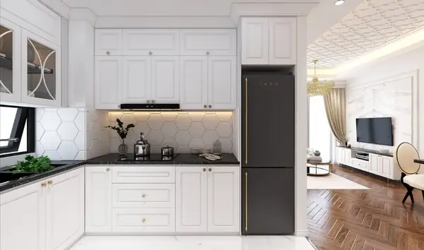 Mẫu nội thất nhà phố tân cổ điển thời thượng 90m2