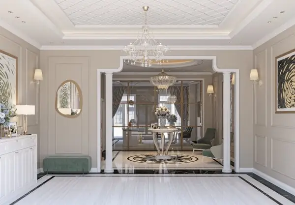 Thiết kế nội thất nhà phố tân cổ điển với diện tích 110m2