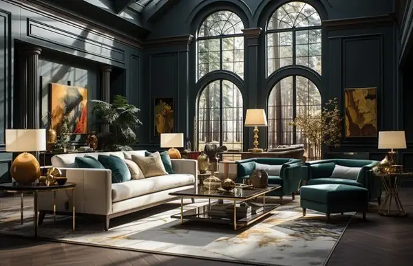Thiết kế nội thất nhà phố tân cổ điển 80m2