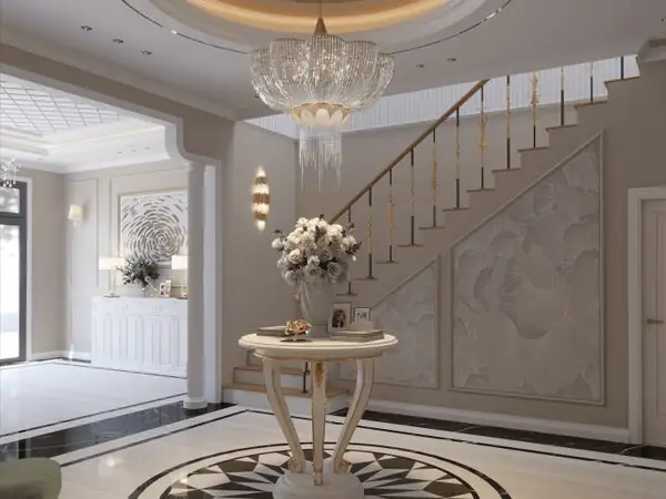 Thiết kế nội thất nhà phố tân cổ điển với diện tích 110m2