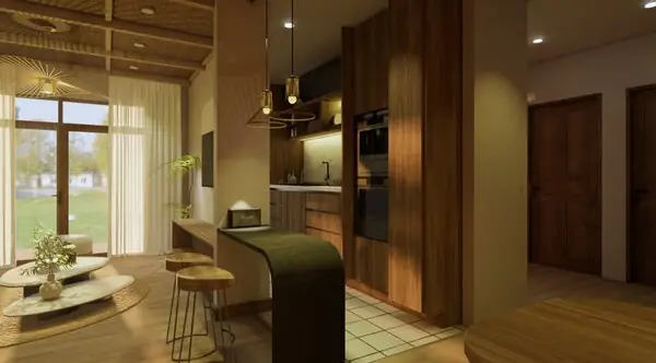 Thiết kế nội thất nhà phố tân cổ điển sang trọng 120m2