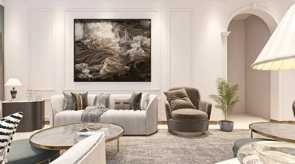 Mẫu nội thất nhà phố tân cổ điển thời thượng 90m2