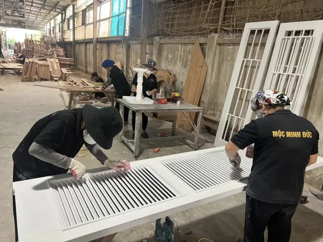 Quy trình làm việc chuyên nghiệp của nhà máy sản xuất đồ gỗ nội thất Quy trình làm việc chuyên nghiệp của nhà máy sản xuất đồ gỗ nội thất