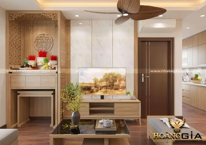 1, Chọn Nội Thất Gỗ Tự Nhiên Cho Phòng Khách