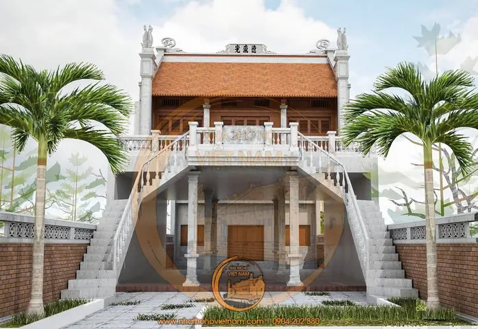 3.1. Đặc Điểm Kiến Trúc Nhà Thờ Họ 2 Mái 2 Tầng Chữ Nhị 3.1. Đặc Điểm Kiến Trúc Nhà Thờ Họ 2 Mái 2 Tầng Chữ Nhị