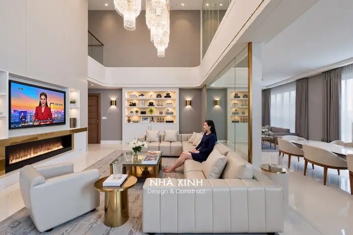 Không gian nội thất biệt thự hiện đại đẹp Không gian nội thất biệt thự hiện đại đẹp
