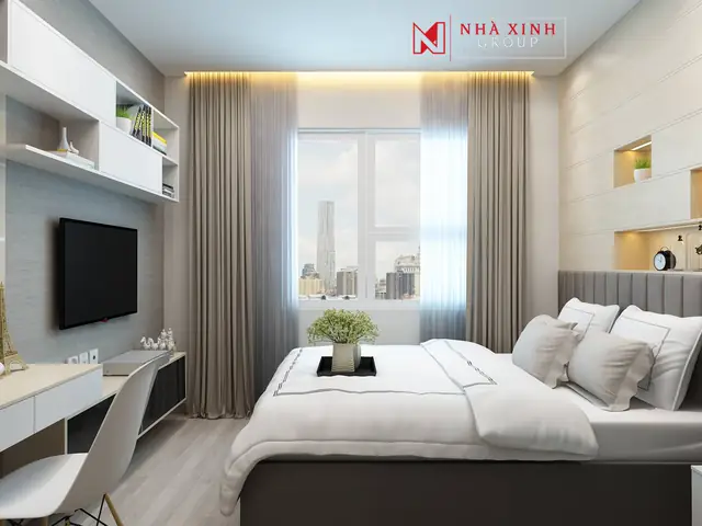 Thiết Kế Thi Công Căn Hộ Cao Cấp 1 Phòng Ngủ – Quận 7 | Nhà Xinh Group