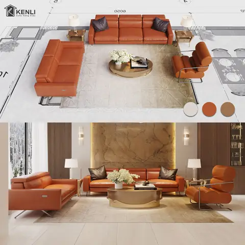 Sofa Phòng Khách Cao Cấp Mang Nét Đẹp Hiện Đại Italia