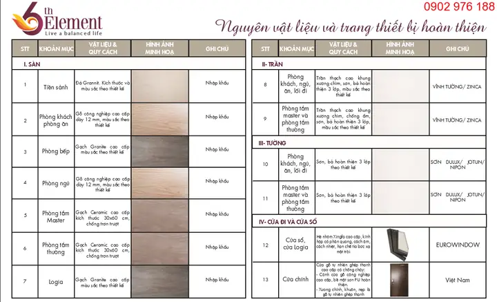 nội thất nhập khẩu tại 6th element
