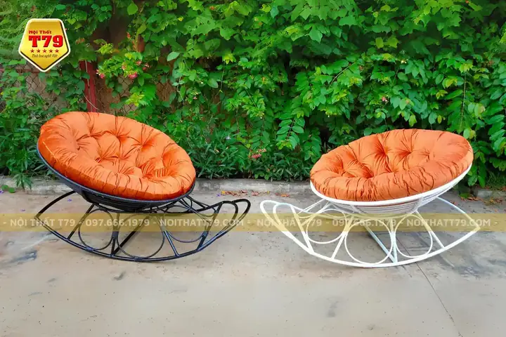 Ghế papasan mây nhựa thư giãn Ghế papasan mây nhựa thư giãn