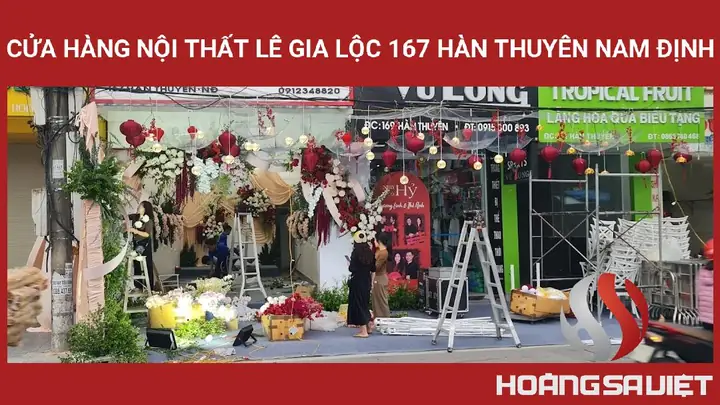 ✅ CỬA HÀNG NỘI THẤT LÊ GIA LỘC 167 HÀN THUYÊN NAM ĐỊNH.