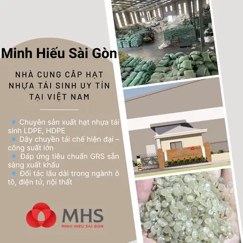 Minh Hiếu Sài Gòn – Nhà Cung Cấp Hạt Nhựa Tái Sinh Uy Tín Tại Việt Nam