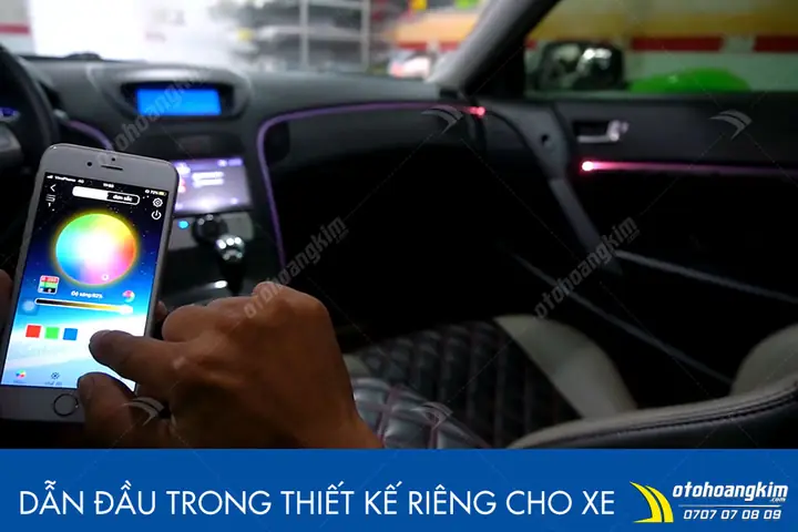 2. Tính năng nổi bật của đèn led viền nội thất ô tô Hyundai Genesis