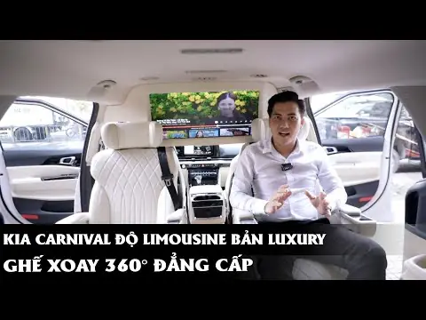 Kia Carnival nâng cấp Limousine bản Luxury: Ghế xoay 360° đẳng cấp | ProAuto.vn