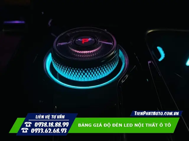 II. Bảng giá độ đèn Led nội thất ô tô bao nhiêu?