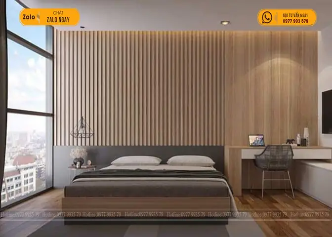 Các loại nội thất ốp tường phòng ngủ đẹp, hiện đại nhất