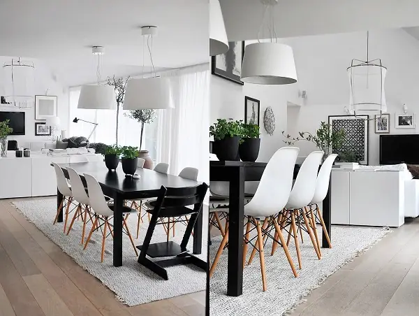Chiếc Ghế Màu Trắng Lấy Cảm Hứng Từ Eames Đồng Nhất