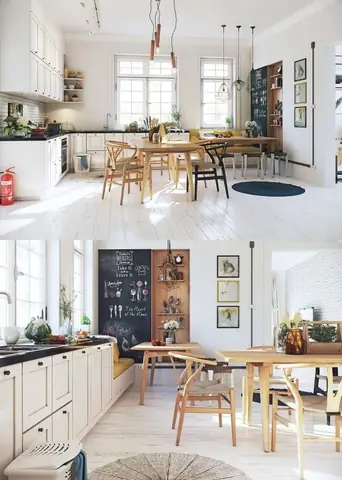 Bếp Ăn Được Thiết Kế Theo Phong Cách Scandinavian