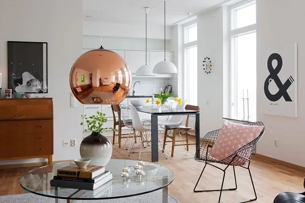 Đèn Treo Trần Bằng Đồng Sáng Lấp Lánh