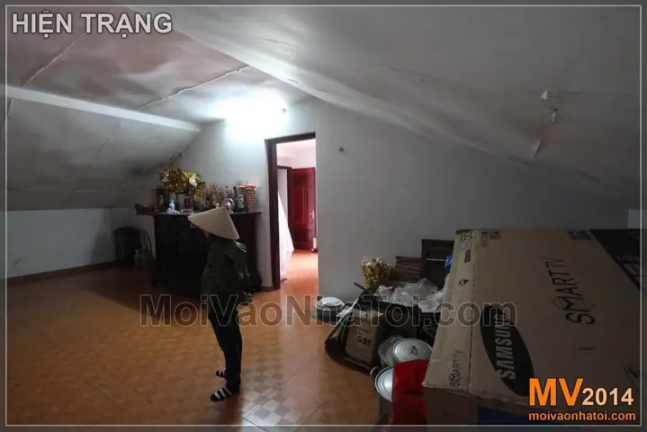 nội thất phòng áp mái