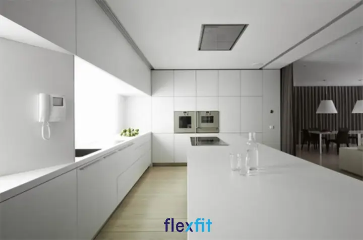 Thiết kế phòng bếp nhà ống phong cách tối giản Thiết kế phòng bếp nhà ống phong cách tối giản