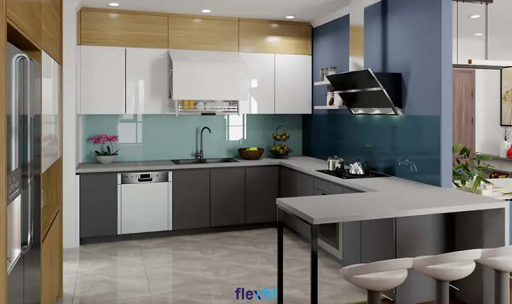 Đặc điểm nội thất phòng bếp nhà ống