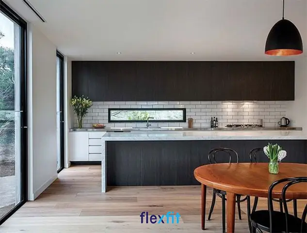 Phòng bếp cho nhà ống 5m Phòng bếp cho nhà ống 5m