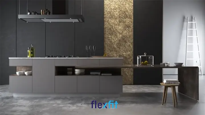 Thiết kế phòng bếp nhà ống phong cách tối giản Thiết kế phòng bếp nhà ống phong cách tối giản