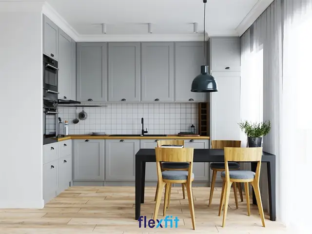 Thiết kế phòng bếp nhà ống phong cách Bắc Âu Thiết kế phòng bếp nhà ống phong cách Bắc Âu
