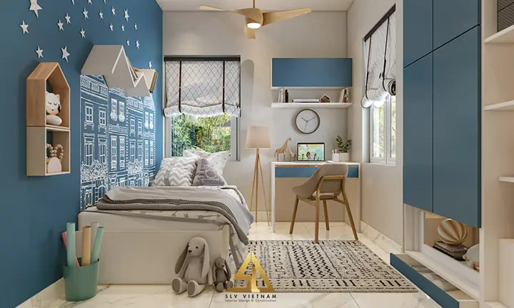 Mẫu Thiết Kế Phòng Học Tại Nhà Cho Bé Trai