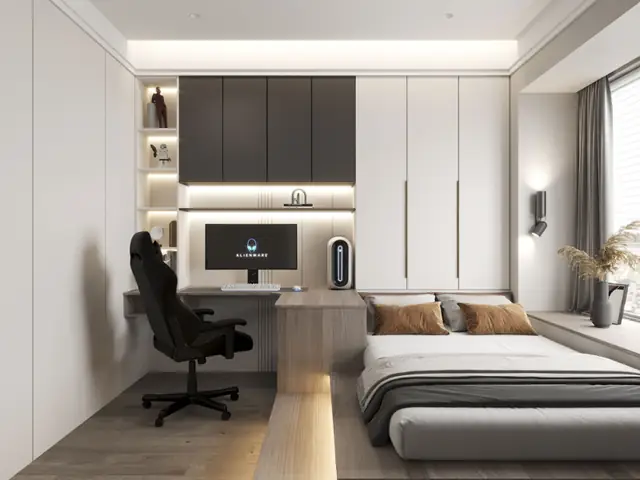 1. 5 lý do nên thiết kế phòng ngủ có bàn học cho trẻ em, học sinh