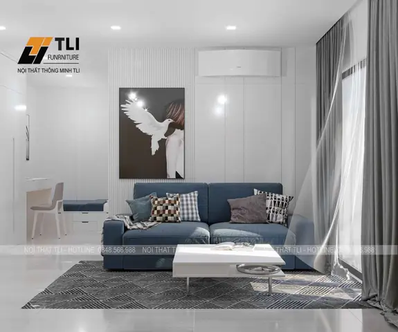 1. Phong cách thiết kế nội thất phòng khách 12m2