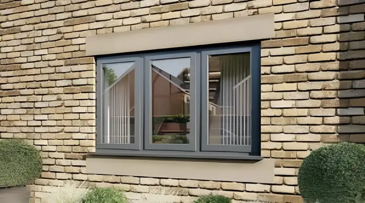 Mẫu 1: Mẫu thiết kế cửa sổ phòng ngủ bằng nhôm kính đẹp, hiện đại