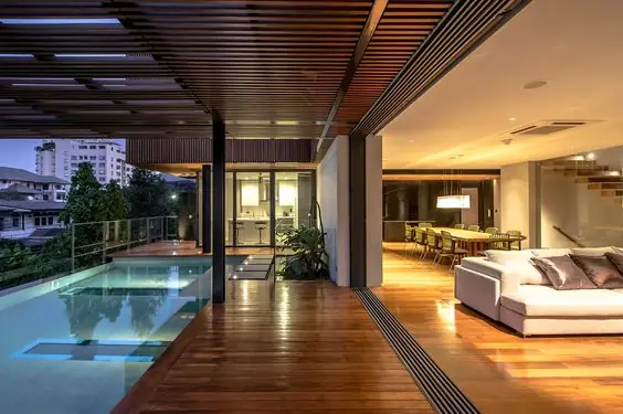 Nội Thất Phòng Khách Có Hồ Bơi: Thiết Kế Sang Trọng Và Tối Ưu Không Gian