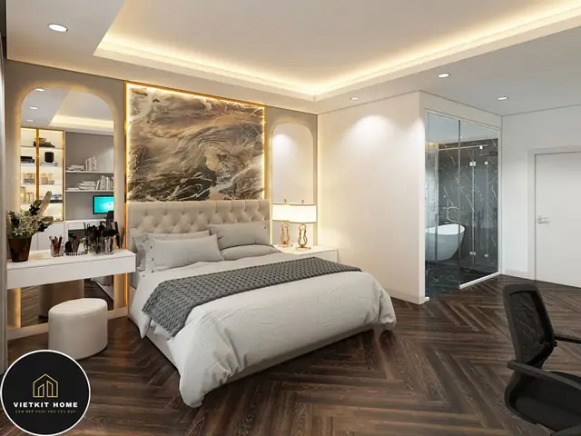 Thiết Kế- Thi Công Nội Thất Phòng Ngủ Tại Long Biên – Vietkit Home: Thiết Kế- Thi Công Nội Thất Phòng Ngủ Tại Long Biên – Vietkit Home: