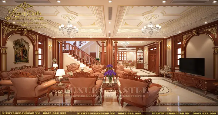Nội thất gỗ tự nhiên phòng khách đẹp Nội thất gỗ tự nhiên phòng khách đẹp