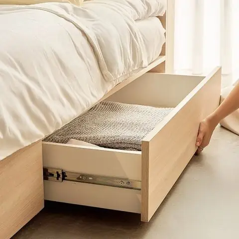 Giường Ngủ Có Hộc & Ổ Điện MOHO VIENNA - MÀU TỰ NHIÊN Giường Ngủ Có Hộc & Ổ Điện MOHO VIENNA - MÀU TỰ NHIÊN